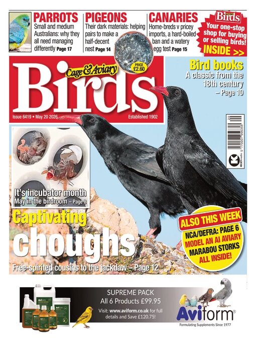 Cover image for Cage & Aviary Birds